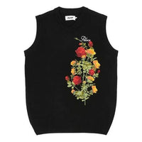 Palace Rose Knit Vest 'Black' P23KW009