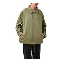 New Balance Athletics Nature State Coach Jacket Asia Sizing 'Olive Leaf' AMJ23552-OLF