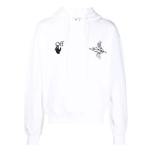 Men's Off-White SS21 Logo Printing White OMBB037R21FLE0100110