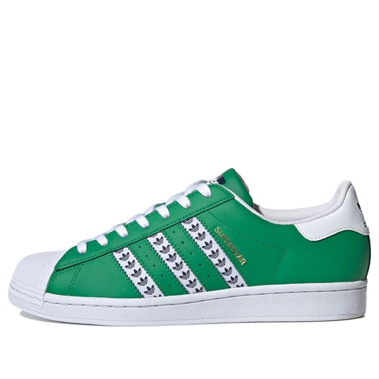adidas originals Superstar 'Green White' FW9209