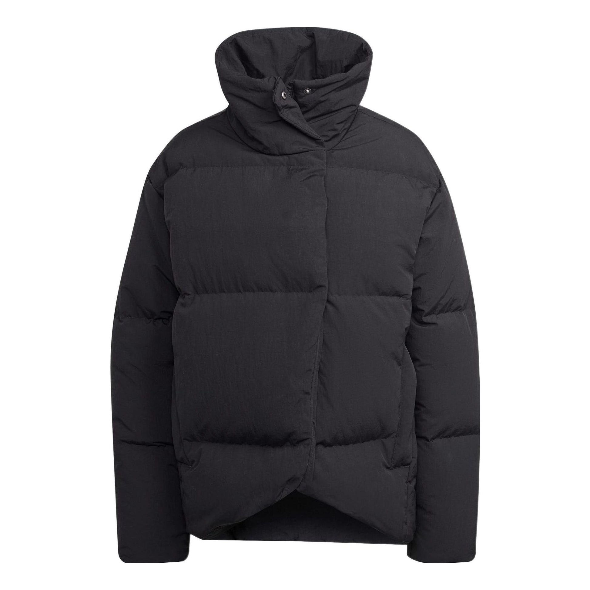 (WMNS) adidas Big Baffle Down Jacket Asia Sizing 'Black' HN9934