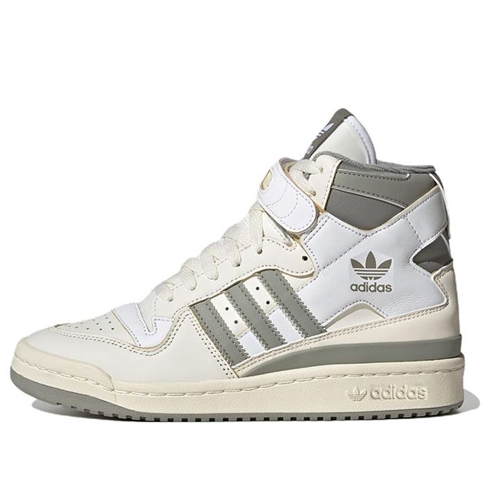 (WMNS) adidas Forum High 'Off White Silver Pebble' HQ4377