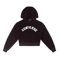 (WMNS) Converse Hoodie Asia Sizing 'Red Brown' 10026557-A03