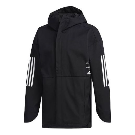 adidas Rain Jkt Windproof Sports Hooded Jacket Black ED1905