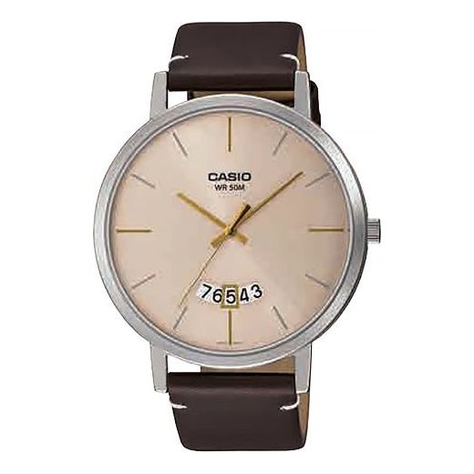 CASIO Male DRESS Japan / South Korea Fashion Waterproof Mens Yellow Analog MTP-B100L-9EVDF