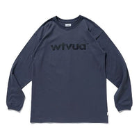 WTAPS WTVUA Long Tee SS20 Letters Long-Sleeve Unisex Navy 201ATDT-LT01S
