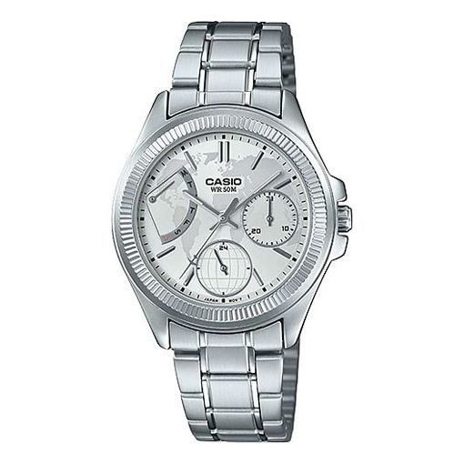 CASIO Stainless Steel Strap Silver Analog LTP-2089D-7A2V