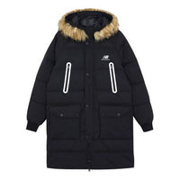 New Balance Classic Long Down Jacket Asia Sizing 'Black Brown' AMJ14321-BK