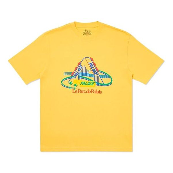 PALACE French Ones Printing Short Sleeve Unisex Yellow PAL-SS20-104