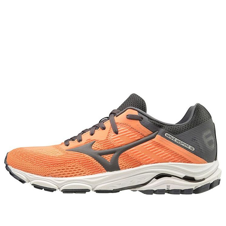 Mizuno Wave Inspire16 Lightweight Wear-resistant White Gray Orange J1GD204436