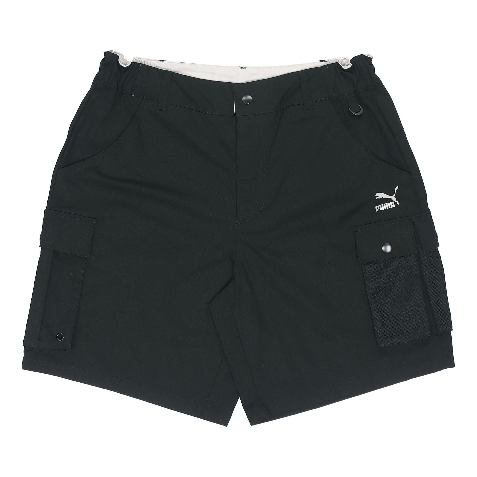 PUMA Logo Florid Summer Shorts 'Black' 533736-01