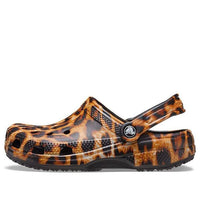 (WMNS) Crocs Classic clog animal Printing Beach Casual Sandals Leopard print 206676-90L