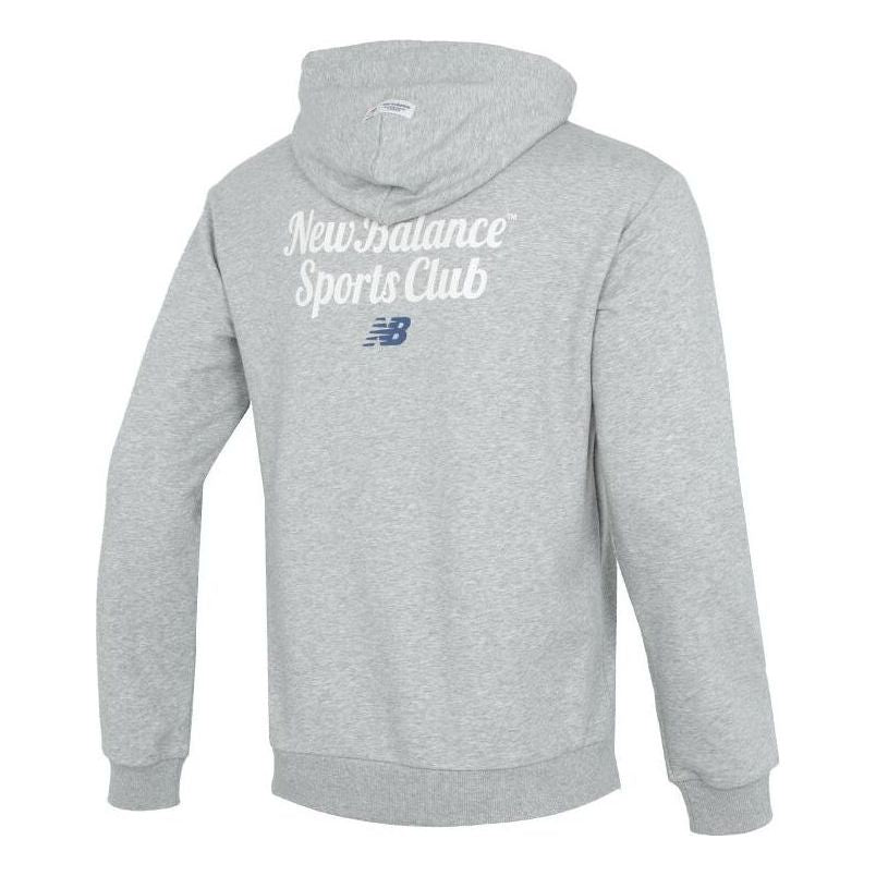 New Balance Sportswear Hoodie Asia Sizing 'Grey White' 5CD38131-MGR