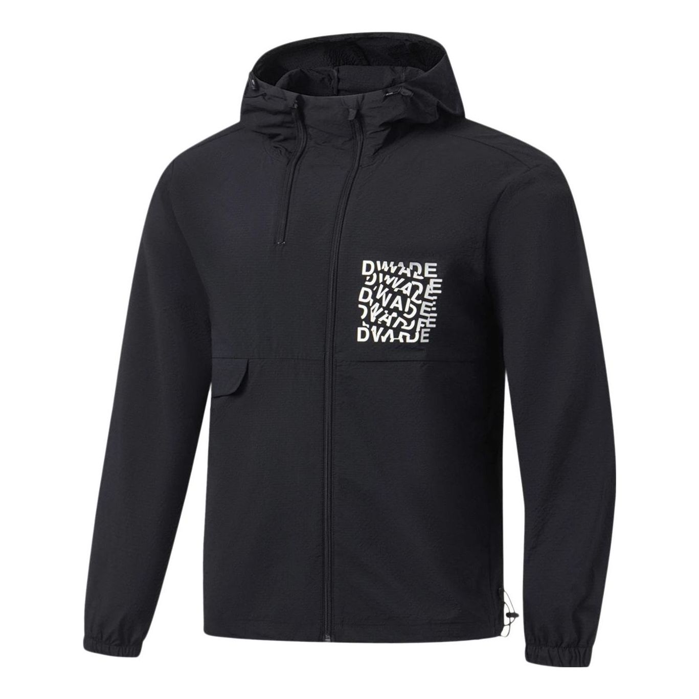 Li-Ning Way Of Wade Graphic Full Zip Hooded Jacket 'Black' AFDT319-1