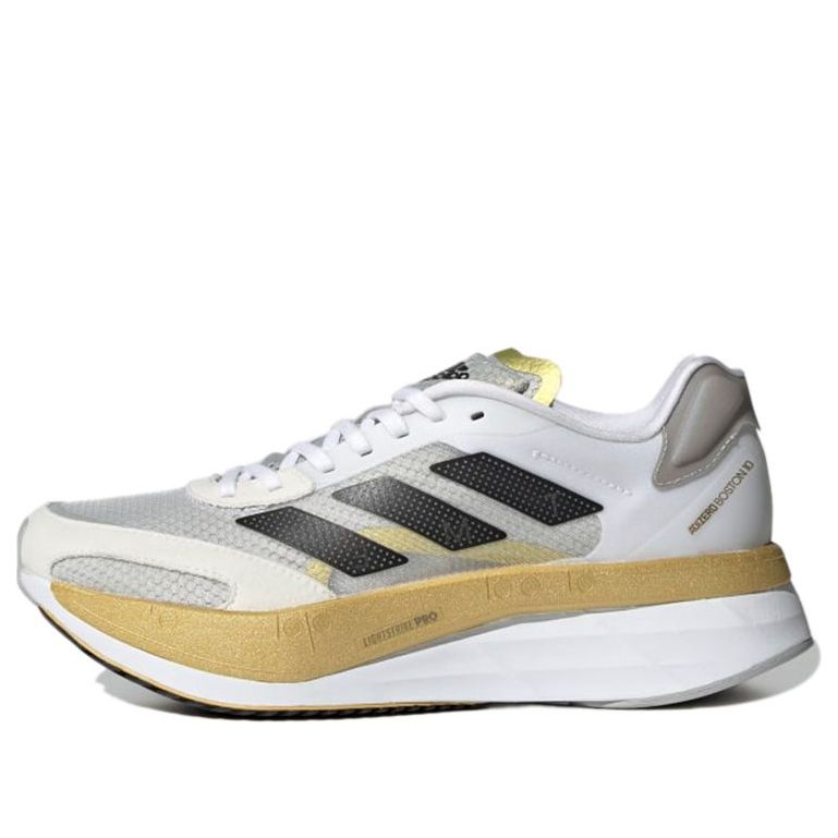 (WMNS) adidas Adizero Boston 10 TME 'White Gold Metallic' GV7716