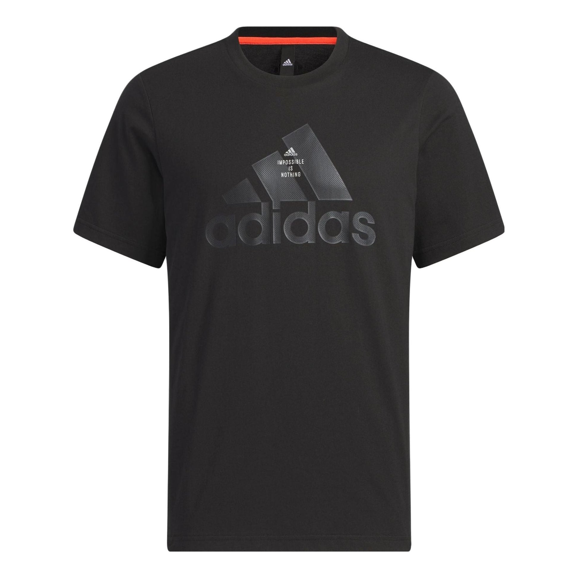 adidas Tech Logo T-Shirts 'Black' IA8093