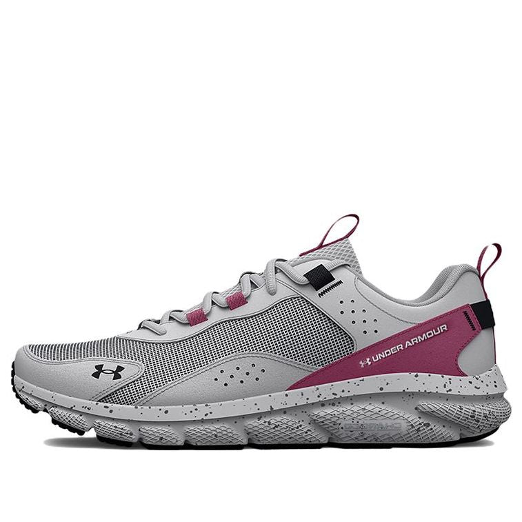 (WMNS) Under Armour Charged Verssert 'Grey Pace Pink' 3025751-104