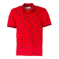 Gucci SS21 lapel Printing Short Sleeve Polo Shirt Red 431309-X5B55-6140