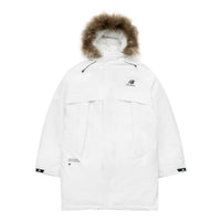 New Balance Long Puff Down Jacket Asia Sizing 'White' 5PC44303-IV