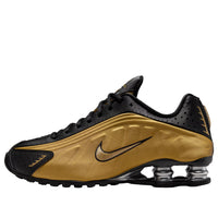 (WMNS) Nike Shox R4 'Black Metallic Gold' AR3565-005