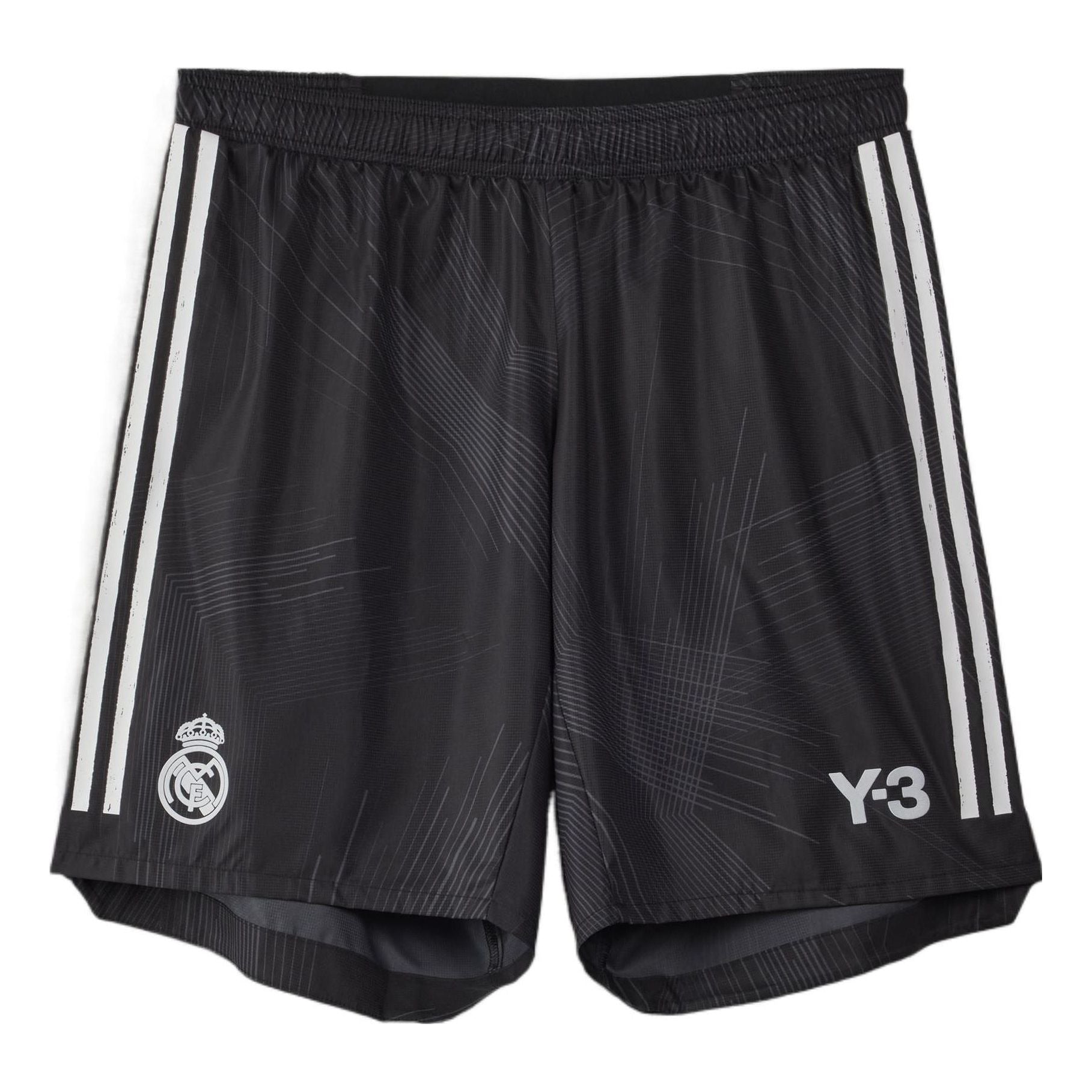 adidas x Y-3 Crossover real Madrid Stripe Logo Breathable Sports Training Shorts Black HI3979