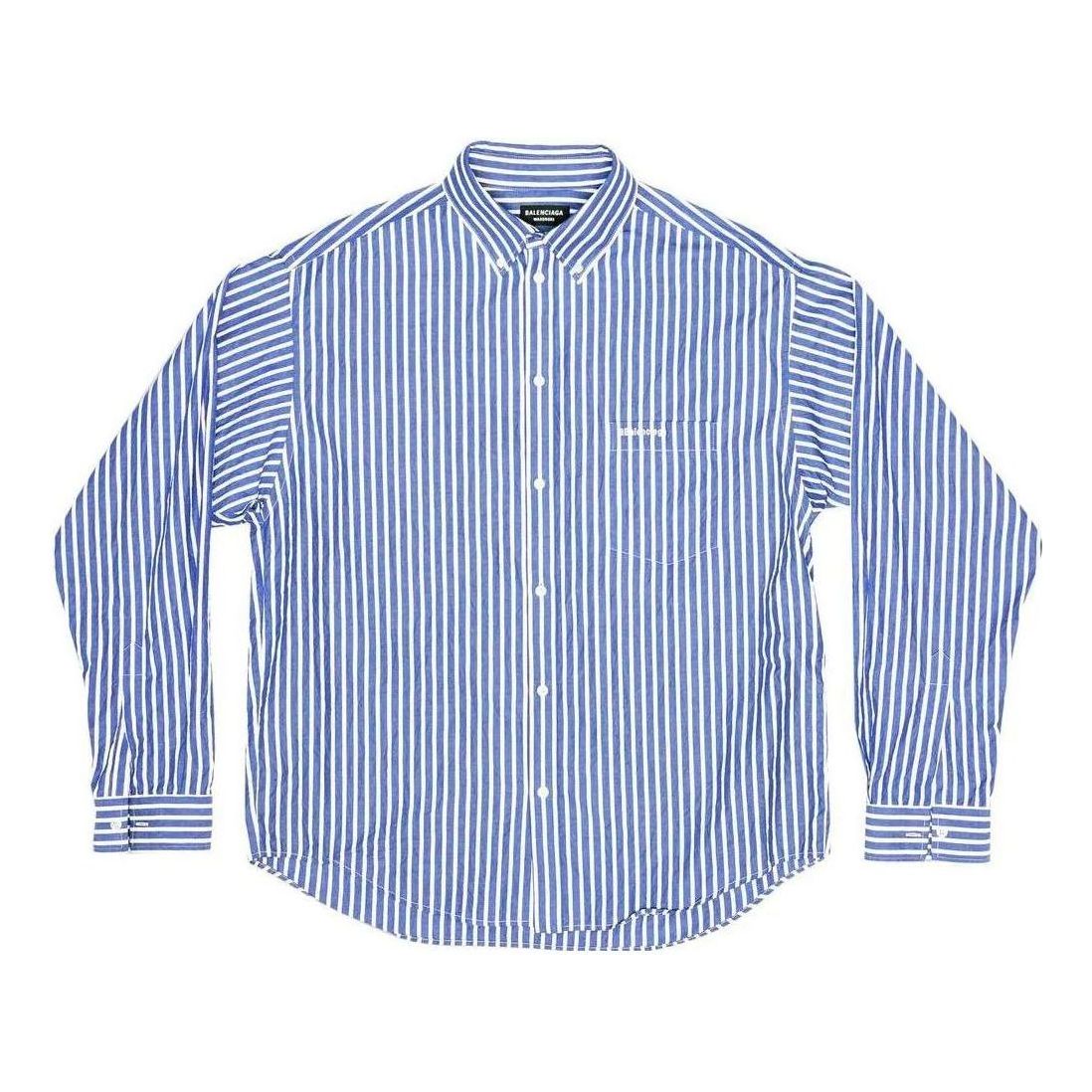 Balenciaga BB Corp Shirt 'Blue' 690340TMM234640