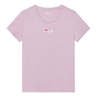 (WMNS) FILA Short Sleeve 2019 Minimalistic Embroidered Skin Friendly Short Sleeve T Purple F11W928108FVT