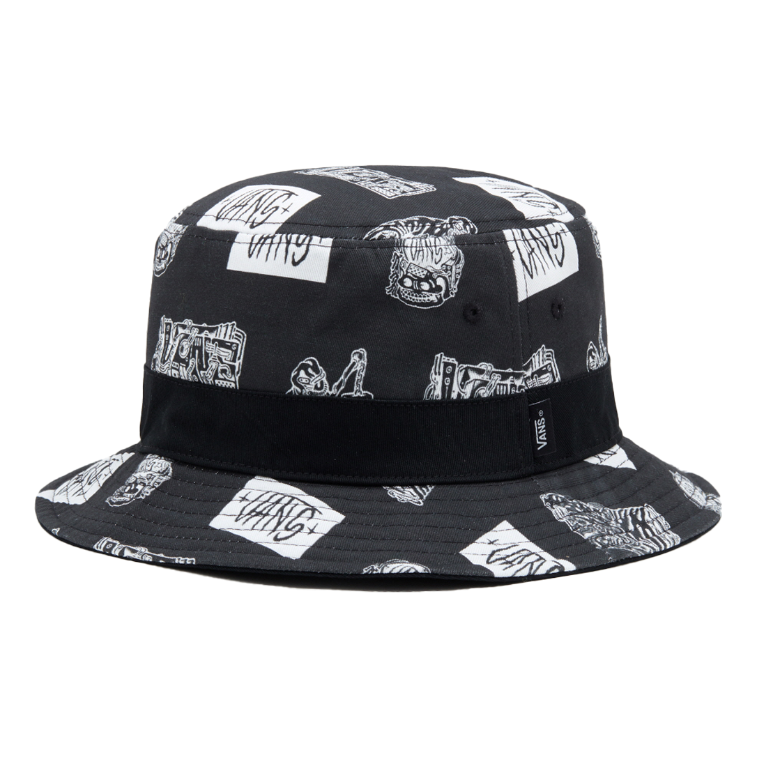 Vans Graphic Printed Bucket Hat 'Black White' VN0A5F47ZHB1