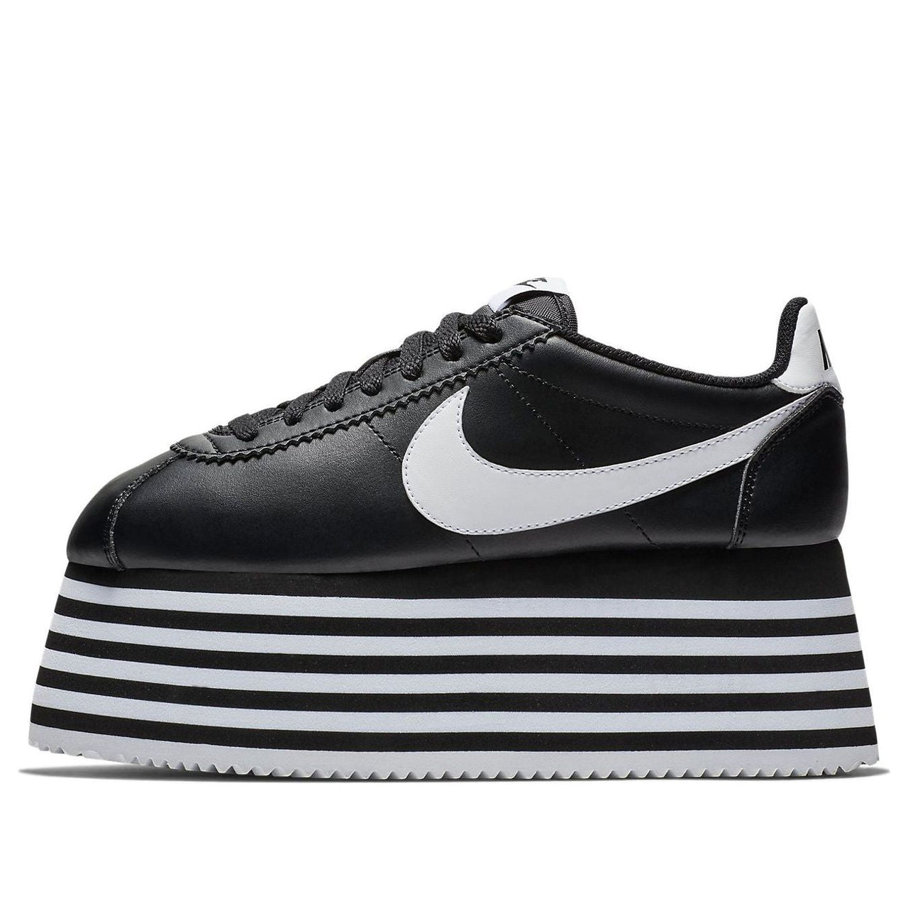 (WMNS) Nike Cortez x COMME des GARCONS 'Black White' BV0070-001