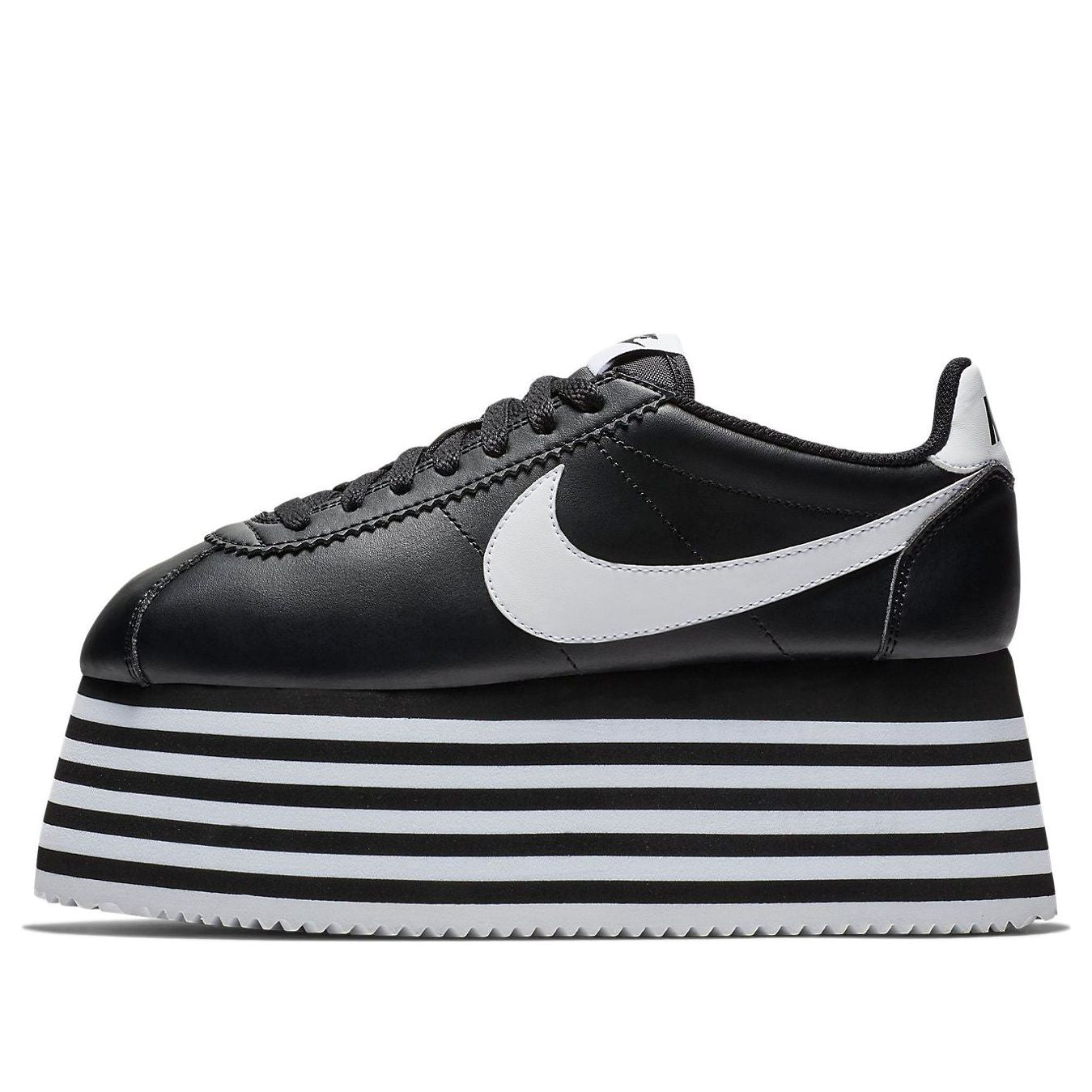 (WMNS) Nike Cortez x COMME des GARCONS 'Black White' BV0070-001