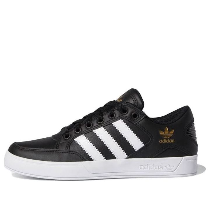 (GS) adidas originals Hardcourt Low J 'Black White' FX0605