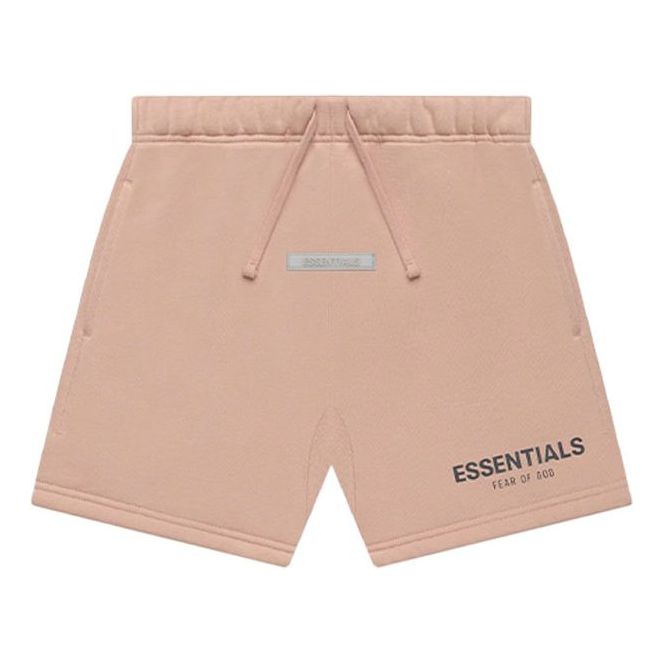 Fear of God Essentials FW21 Logo Sweatshort 'Matte Blush' FOG-FW21-072