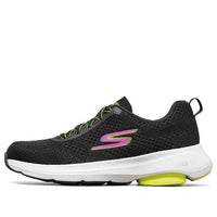 (WMNS) Skechers Go Run Viz Tech Sneakers Black/Yellow/Pink 16000-BKLM