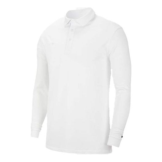 Nike Dri-FIT Player Golf lapel Long Sleeves Polo Shirt White CK5908-100