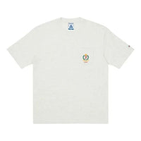 PALACE x Reebok Crossover Small Logo Round Neck Short Sleeve Unisex Gray P20RBKTS002
