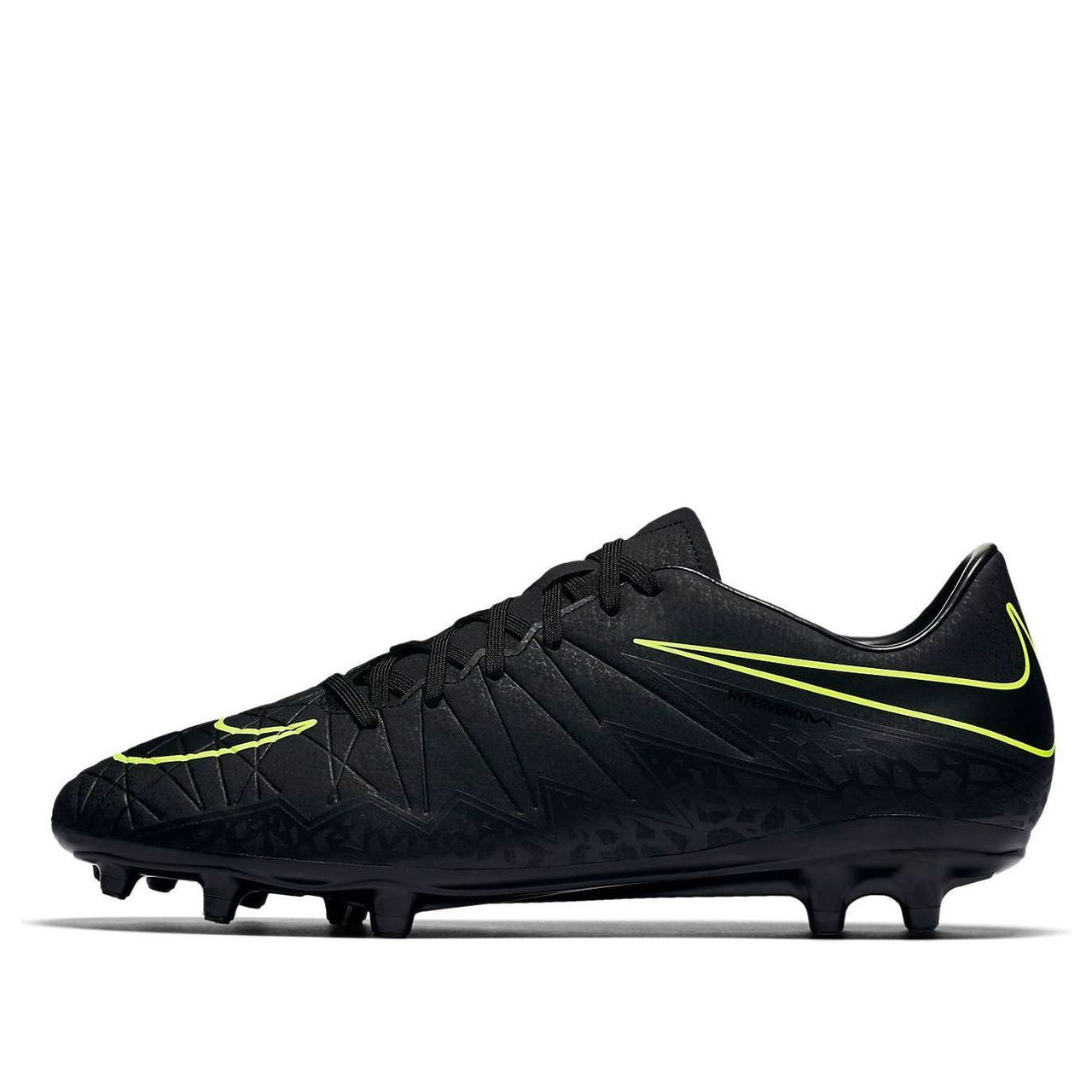 Nike HyperVenom Phelon II FG 'Black Yellow' 749896-009