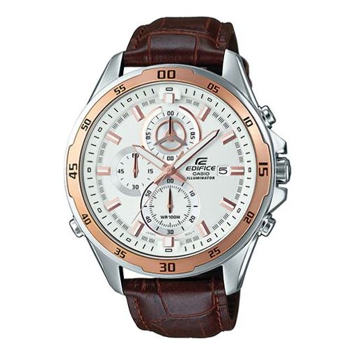CASIO EDIFICE Quartz White Dial Mens White Analog EFR-547L-7A