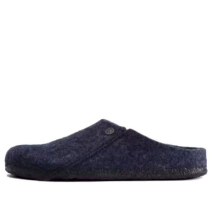 Birkenstock Zermatt Shearling Wool Felt Narrow Fit 'Dark Blue' 1017539