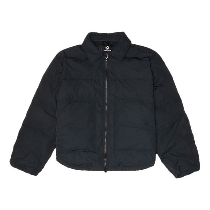 Converse Short Down Puffer Jacket Asia Sizing 'Black' 10021966-A02
