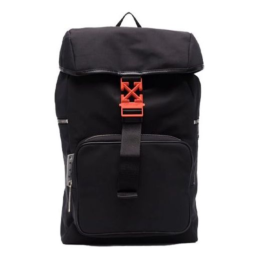 Men's Off-White Black Backpack OMNB054F21FAB0011010
