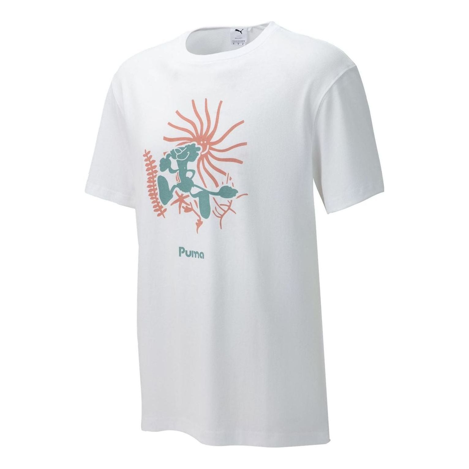 PUMA Select Adventure Planet Graphic Tee 'White' 537333-52