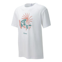 PUMA Select Adventure Planet Graphic Tee 'White' 537333-52