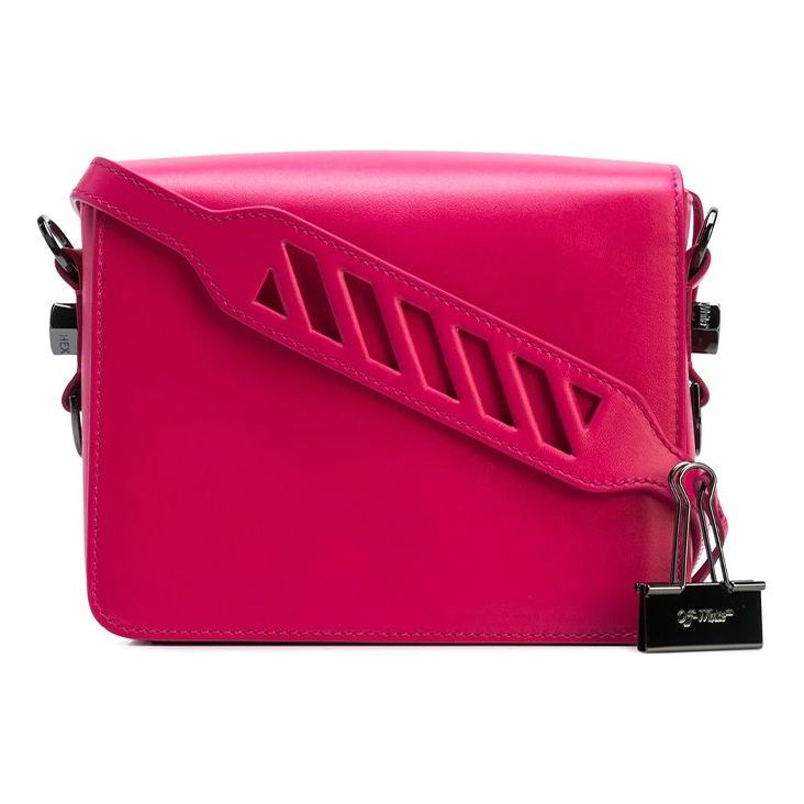 (WMNS) Off-White Elite shoulder bag Rose Red OWNA011S20LEA002