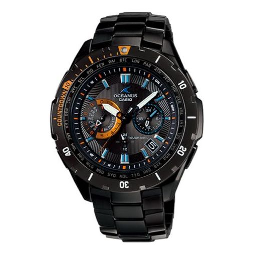 CASIO OCEANUS Series Large OCW-P600TB-1A Black Analog OCW-P600TB-1A2021