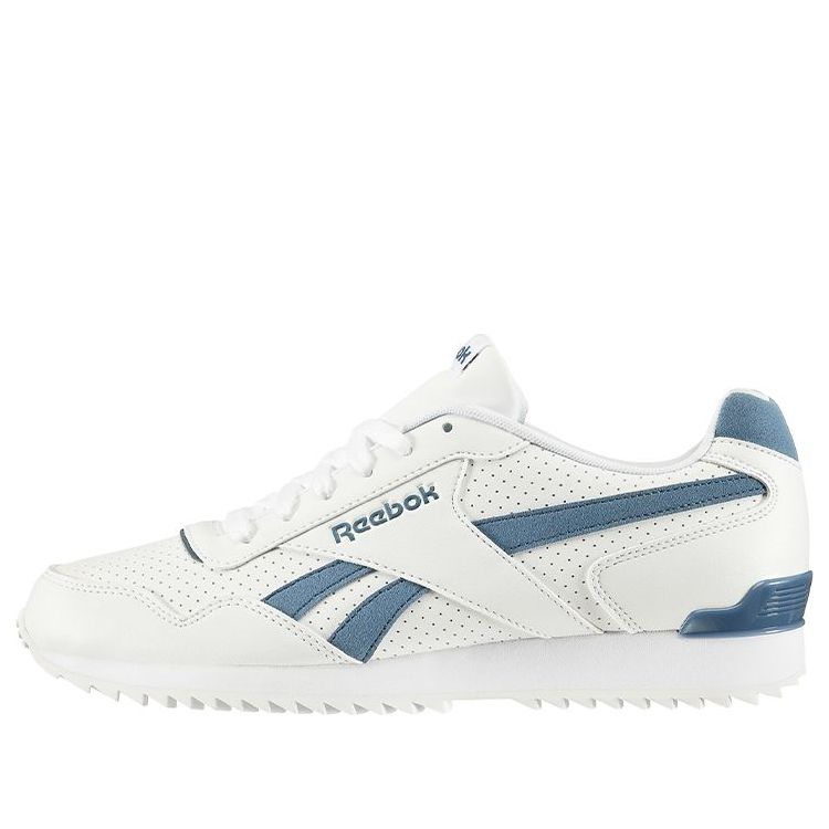 Reebok Royal Glide Ripple Clip Running Shoes White/Blue CN4043