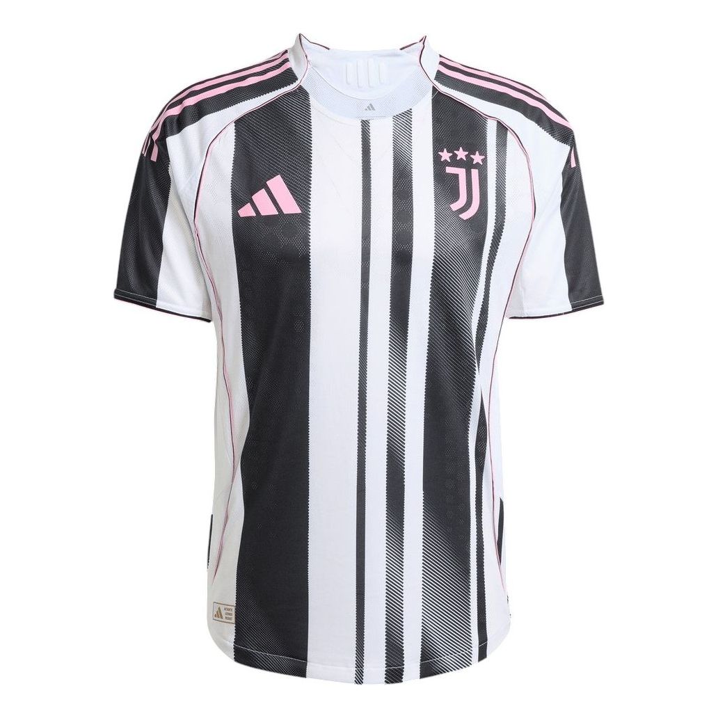 adidas Juventus 25/26 Home Authentic Jersey 'White Black' JJ4314