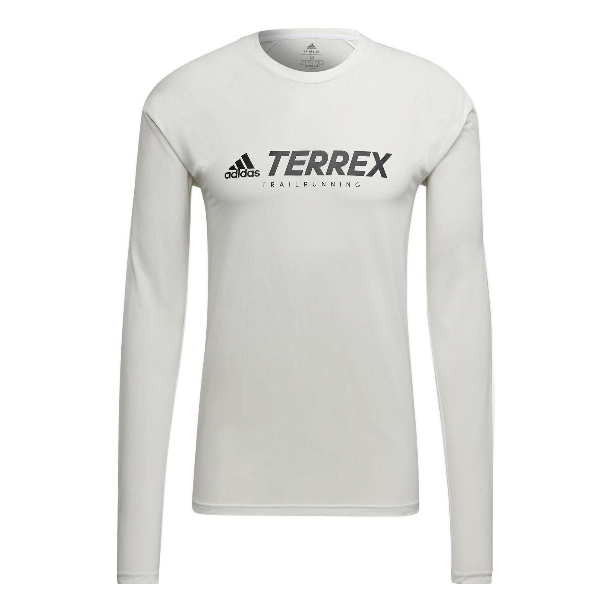 adidas Alphabet Logo Outdoor Sports Long Sleeves Beige GJ7614