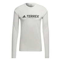 adidas Alphabet Logo Outdoor Sports Long Sleeves Beige GJ7614
