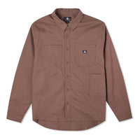 Converse Carpenter Pocket Button Down Long Sleeve Shirt Asia Sizing 'Brazil Nut' 10022950-A04