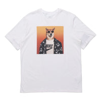 Nike Funny Pattern Printing Short Sleeve White CW4307-100
